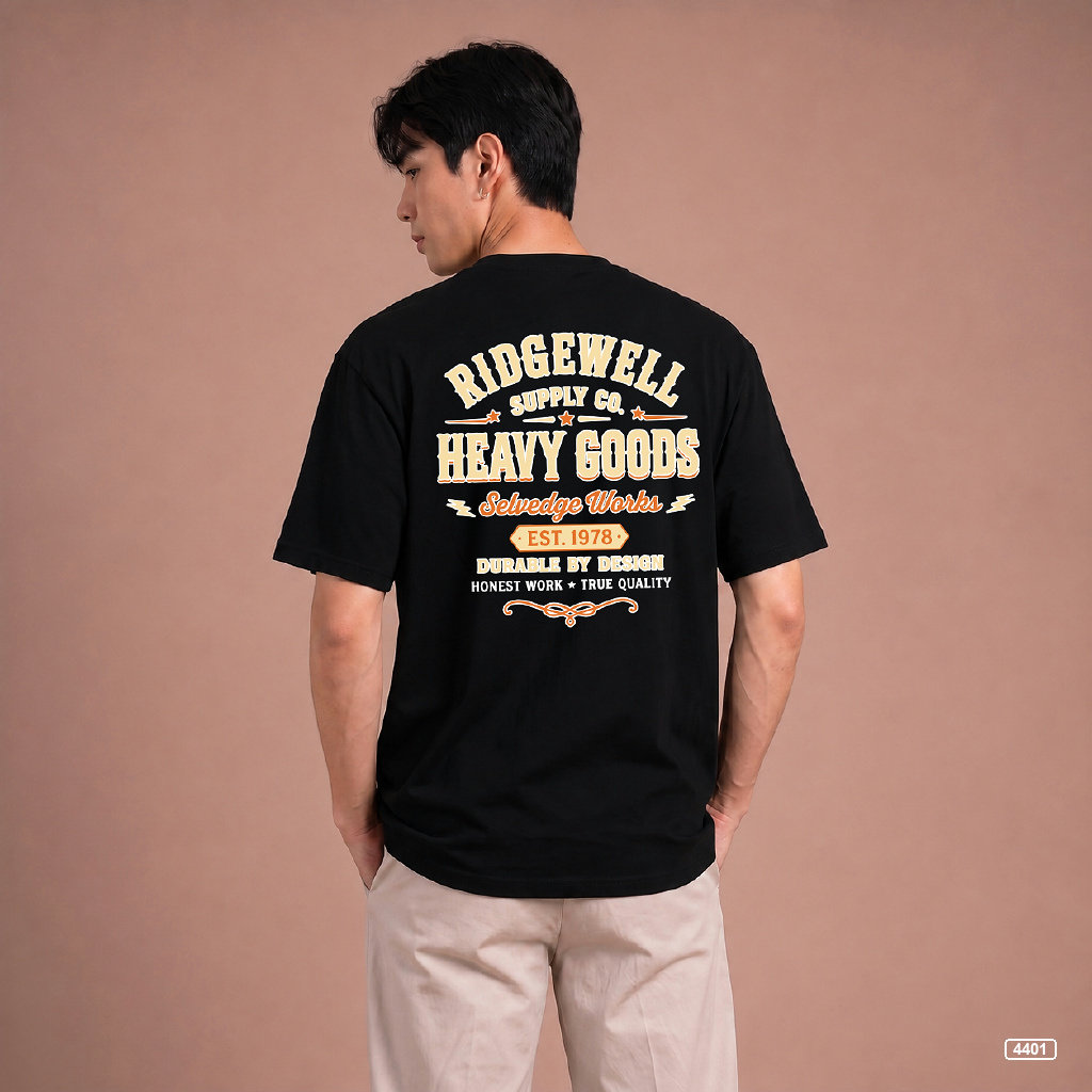 Áo thun nam ridgewell supply form rộng TeePrint 4401_thumbnail_8