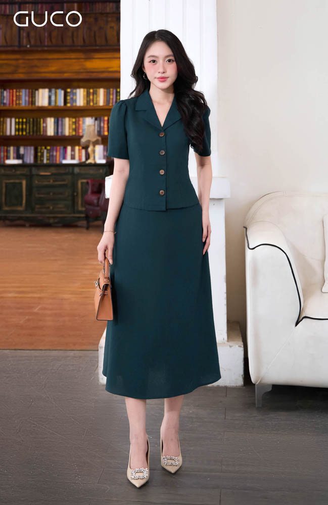 CHÂN VÁY XÒE LINEN - XANH_thumbnail_1