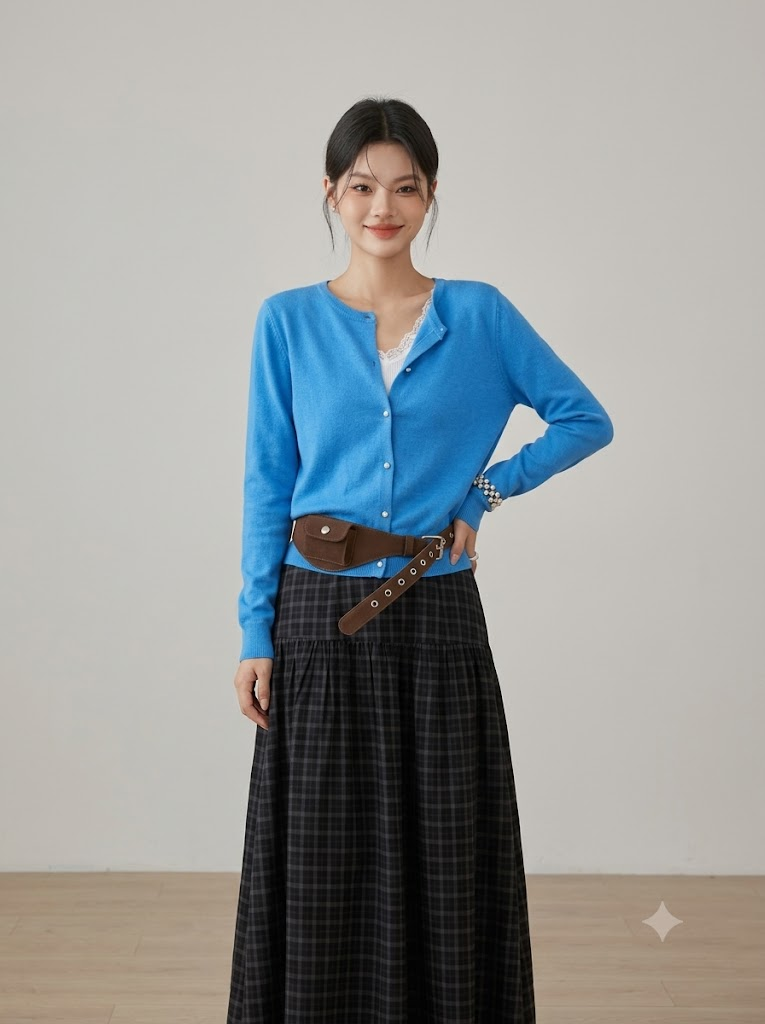 Lucas - Áo len cardigan cổ tròn cài cúc basic_thumbnail_1