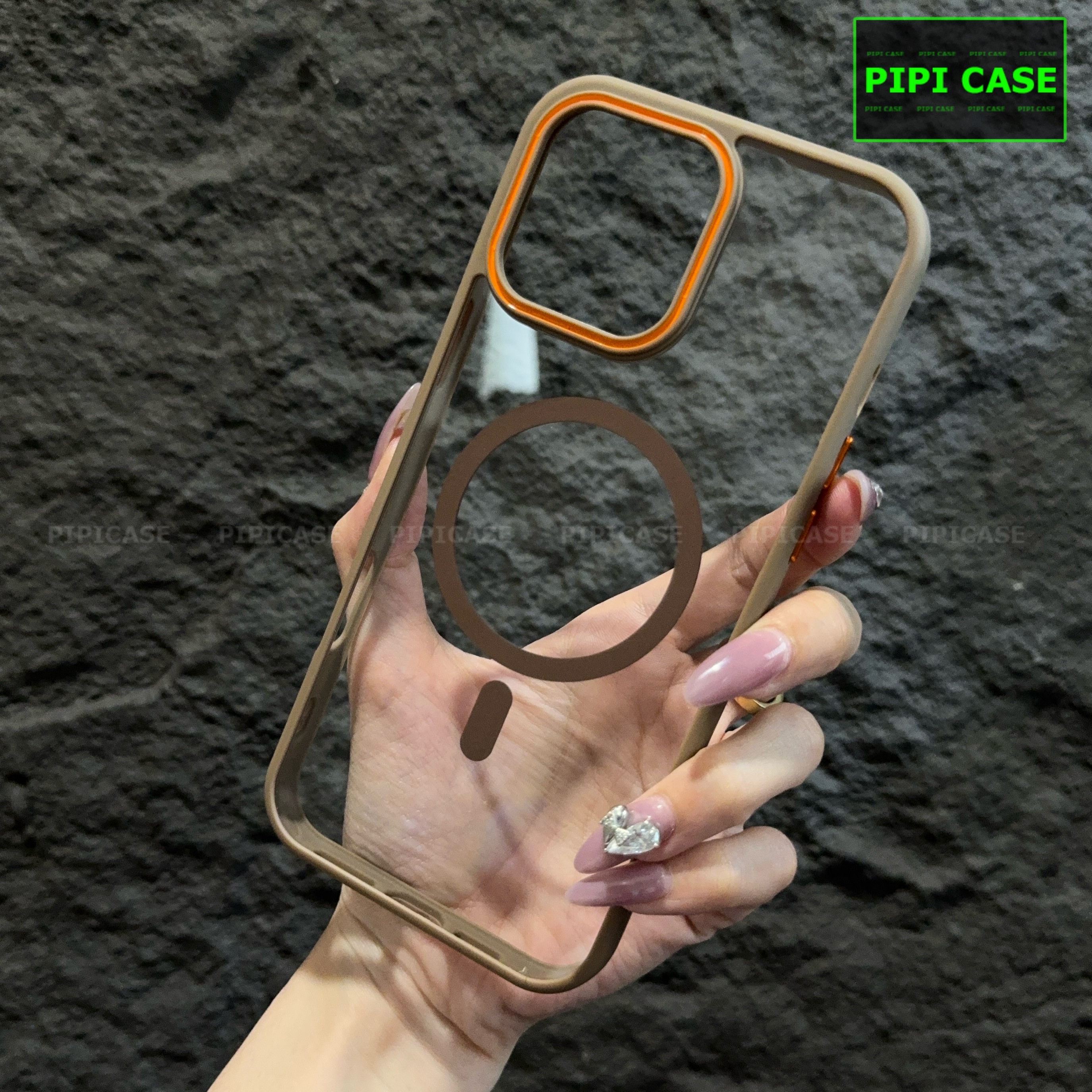 Ốp Lưng iPhone 16 Pro - KM Color - Nâu_thumbnail_4
