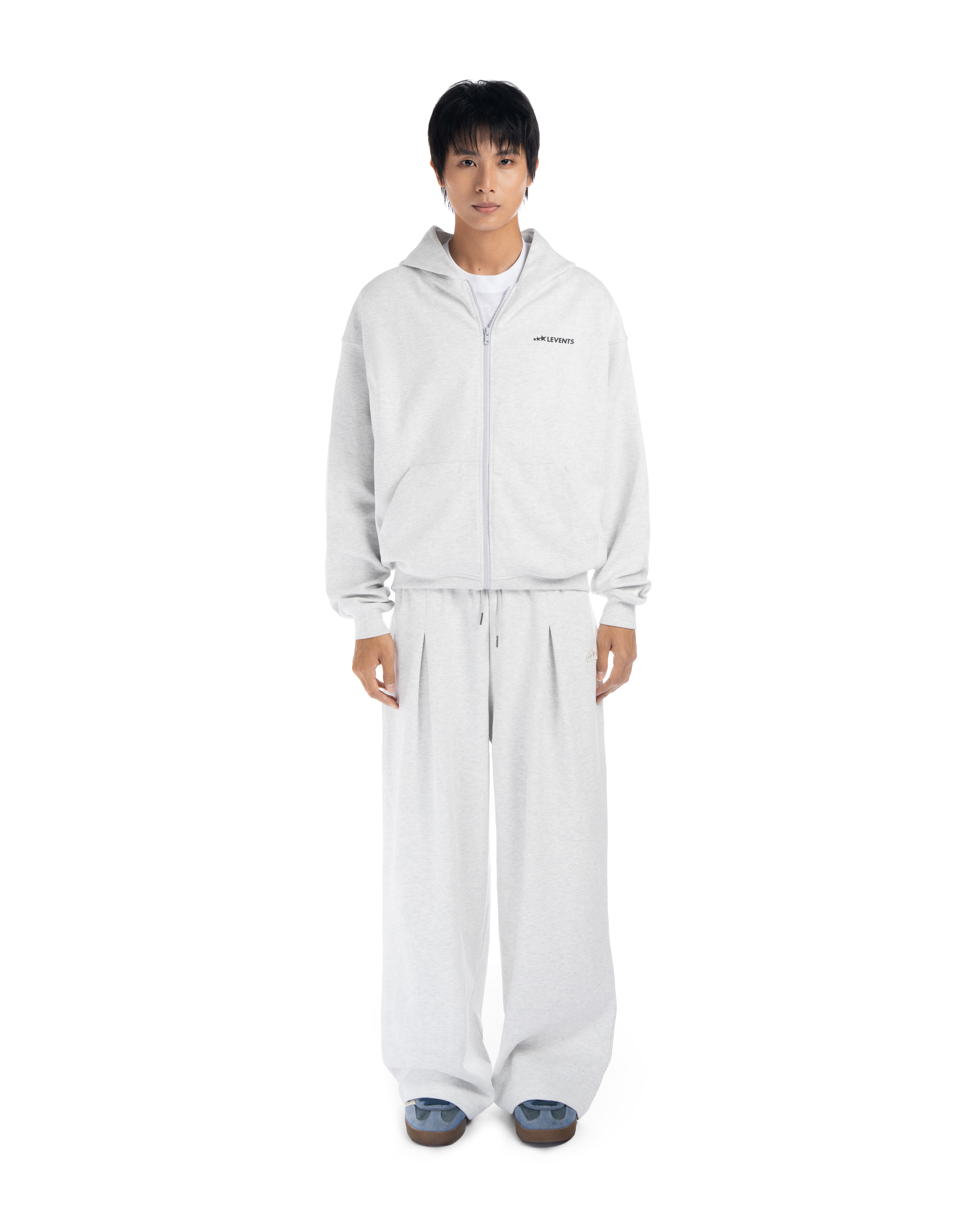 Levents® XL Logo Zipper Hoodie Boxy