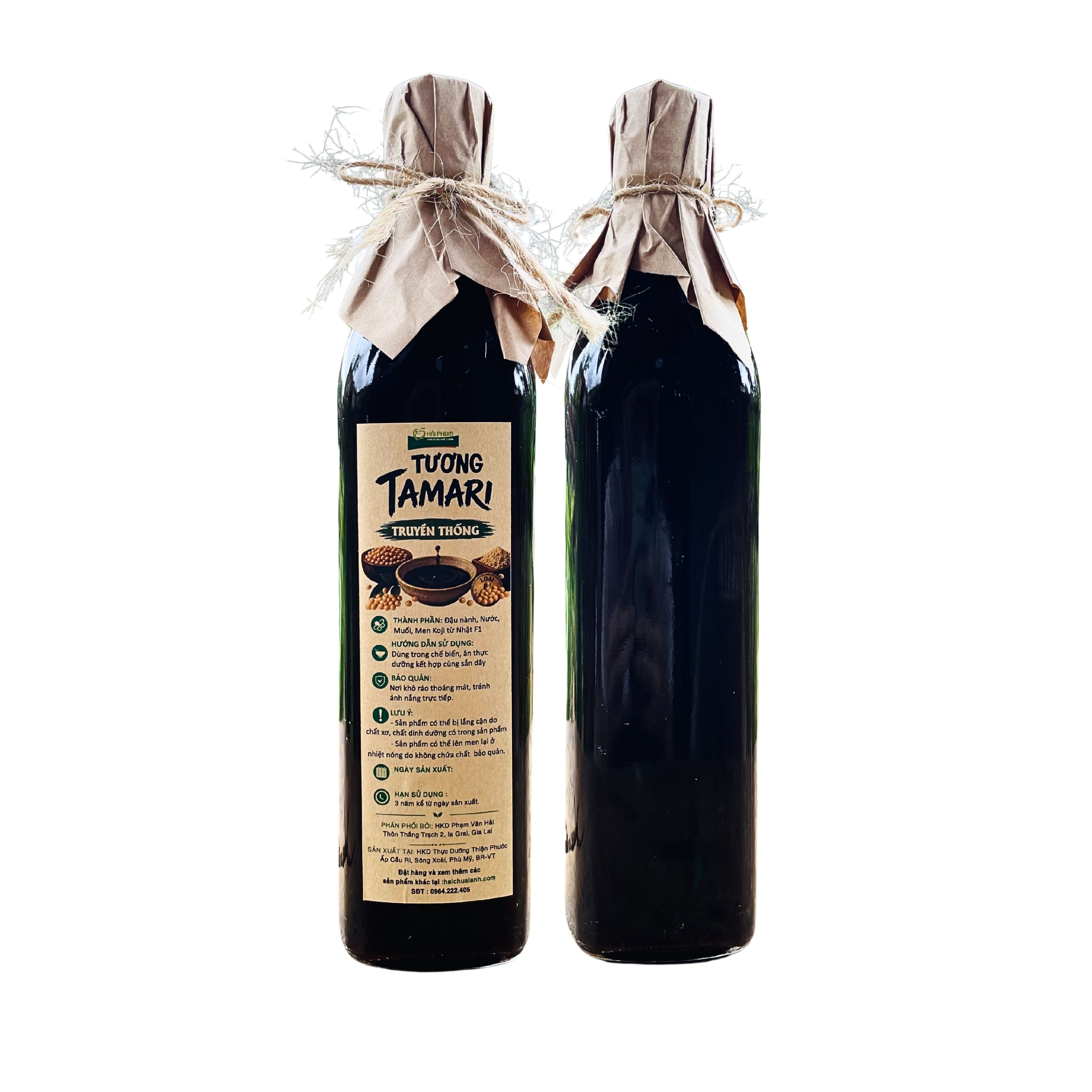 2 Chai Tương Tamari 500ML