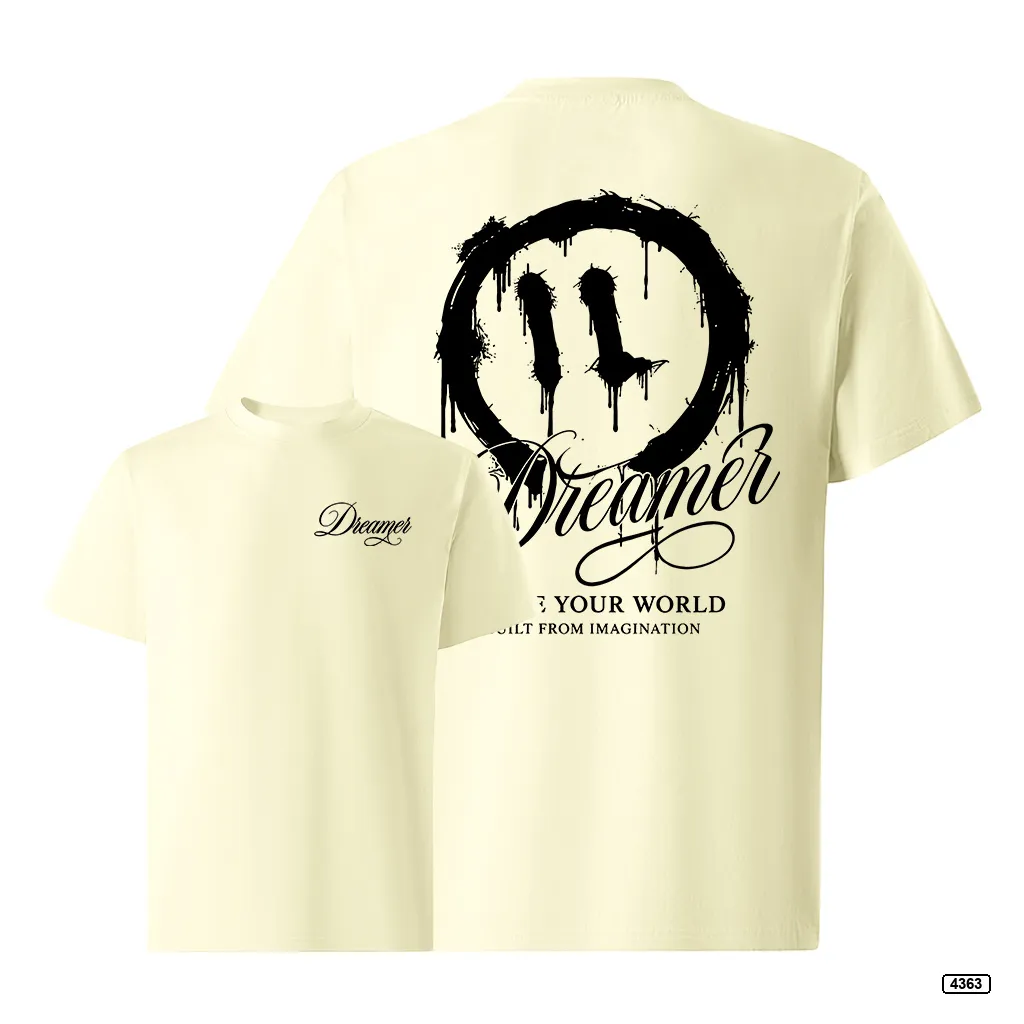 Áo thun nam form rộng Dreamer Slogan TeePrint 4363_thumbnail_11