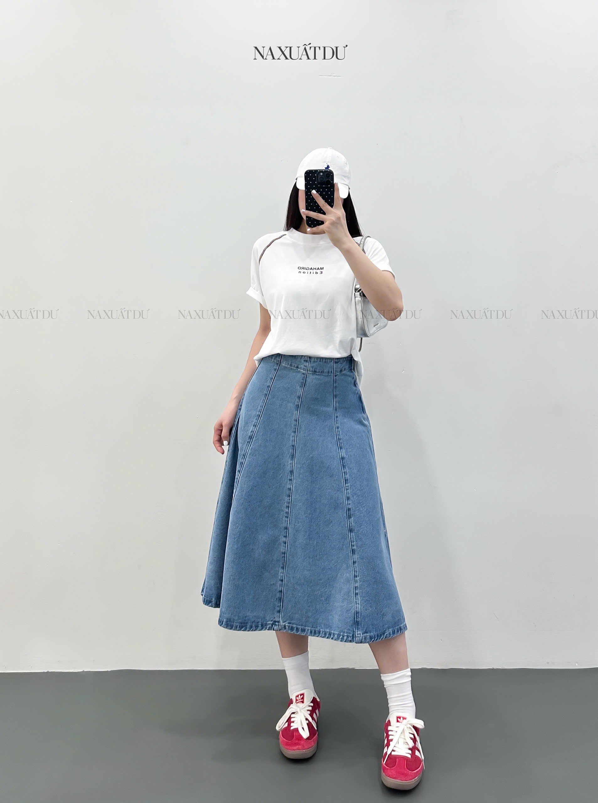 Chân váy jeans 