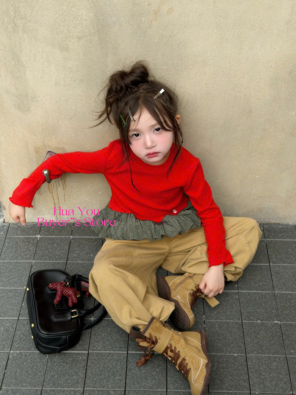 HY40 - Áo dài tay hãng Hua You | Sz 90-130 | 356531
