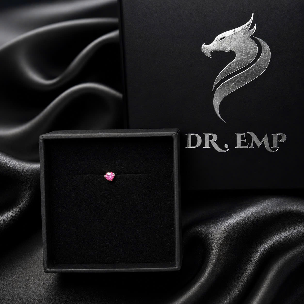 khuyên lưỡi titan đá opal hồng 3mm._thumbnail_2