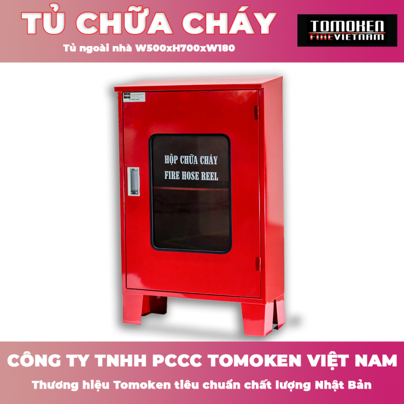 Tủ chữa cháy ngoài nhà Tomoken TMK-NN700-0.6
