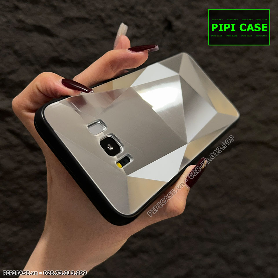 Ốp Lưng Samsung S8 Plus 5G - Kim Cương 6D - Bạc_thumbnail_1