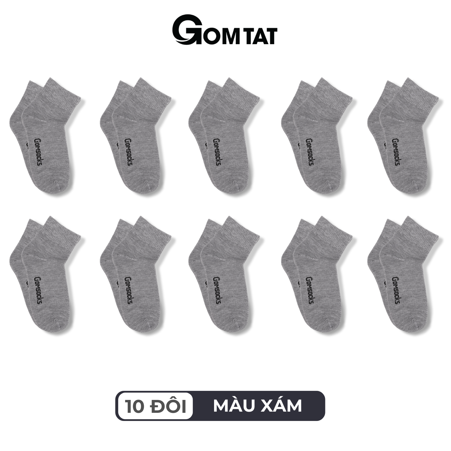 Tất cổ cao nam nữ GOMTAT trơn màu basic thoáng khí - VNX-SOCKS-CAO_thumbnail_17
