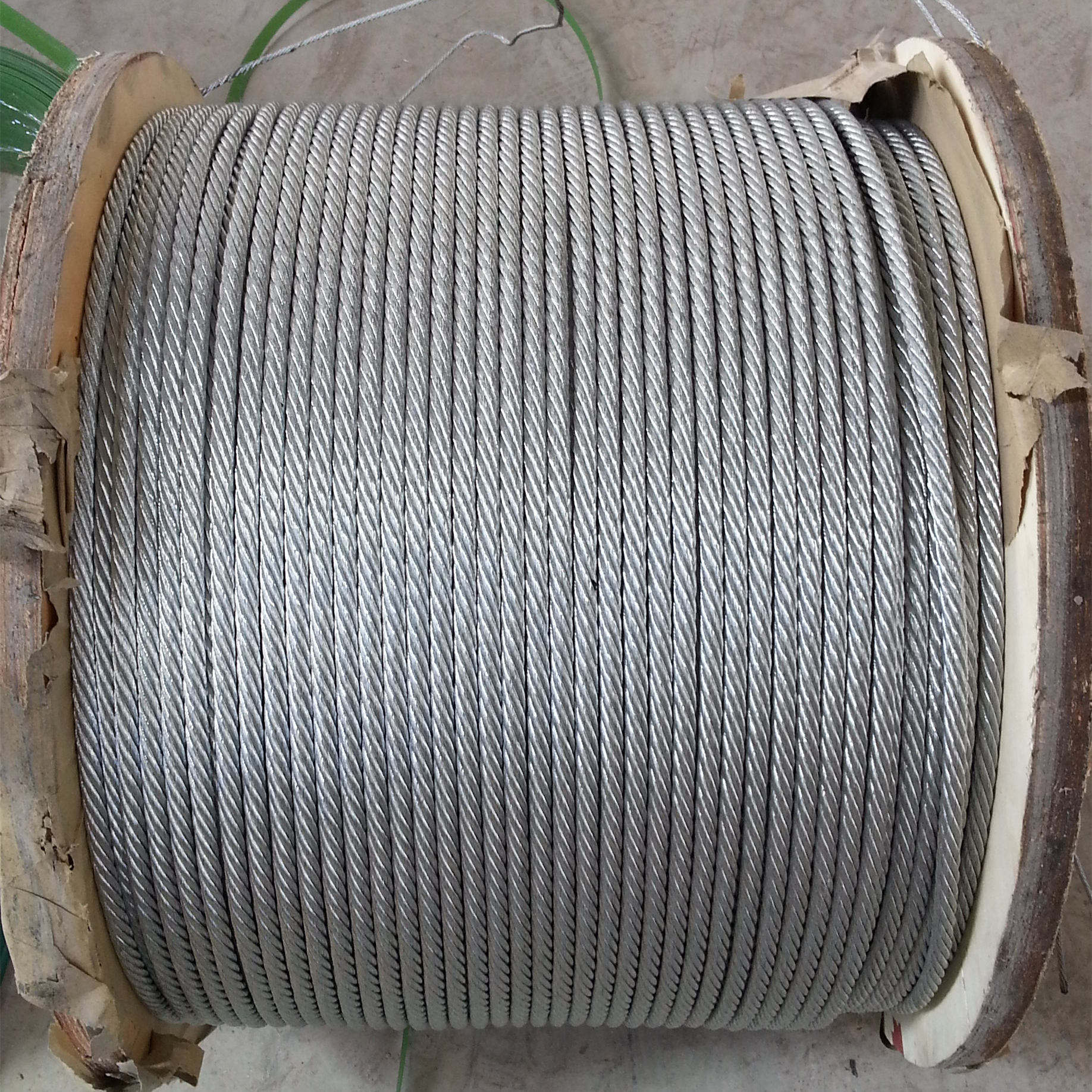 Cáp Thép Mạ Kẽm 6×12+FC 