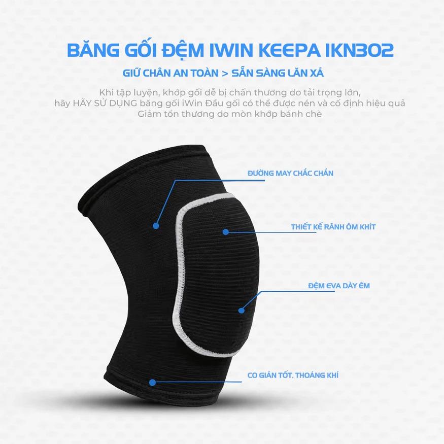 Bó Gối ĐỆM Yoga iWin Keepa Hỗ Trợ Tập Luyện Thể Thao Đương Đại_thumbnail_2