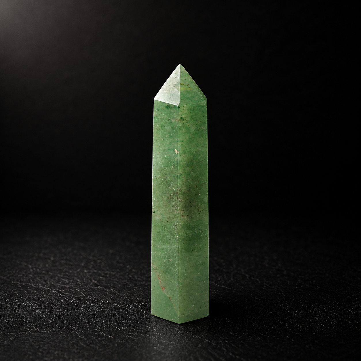 Trụ Đá Mài Bóng - Green Aventurine (Ngọc Đông Linh)_thumbnail_3
