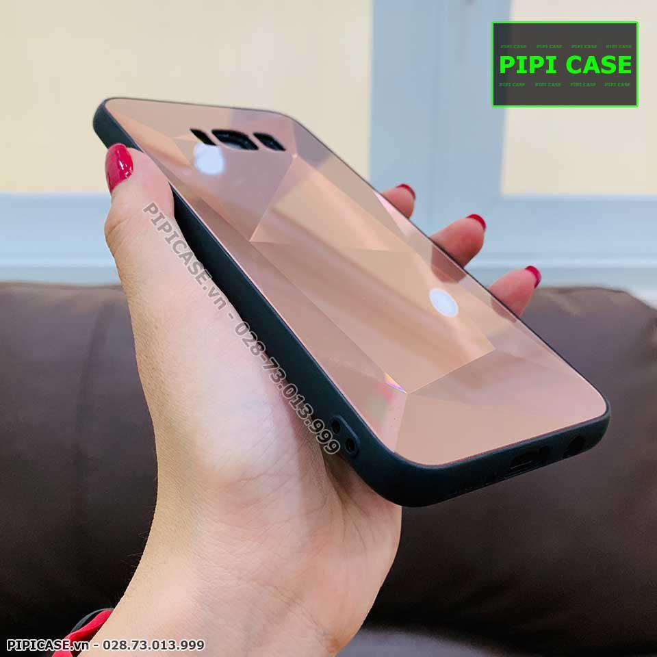 Ốp Lưng Samsung S8 - Kim Cương 6D - Nâu_thumbnail_1