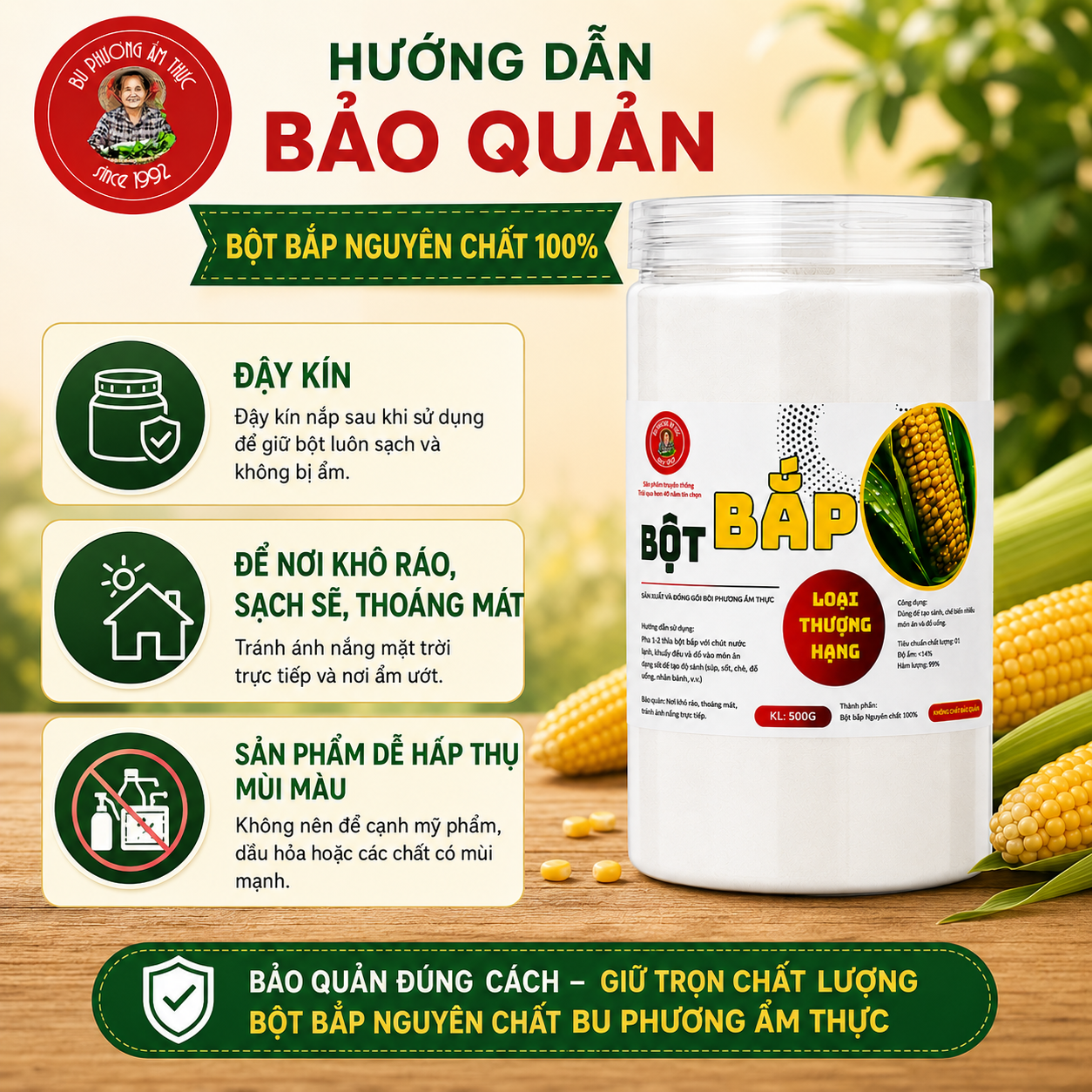 Bột Bắp Nguyên Chất Bu Phương – Tạo Sánh Súp, Sốt, Món Xào - BP18_thumbnail_3