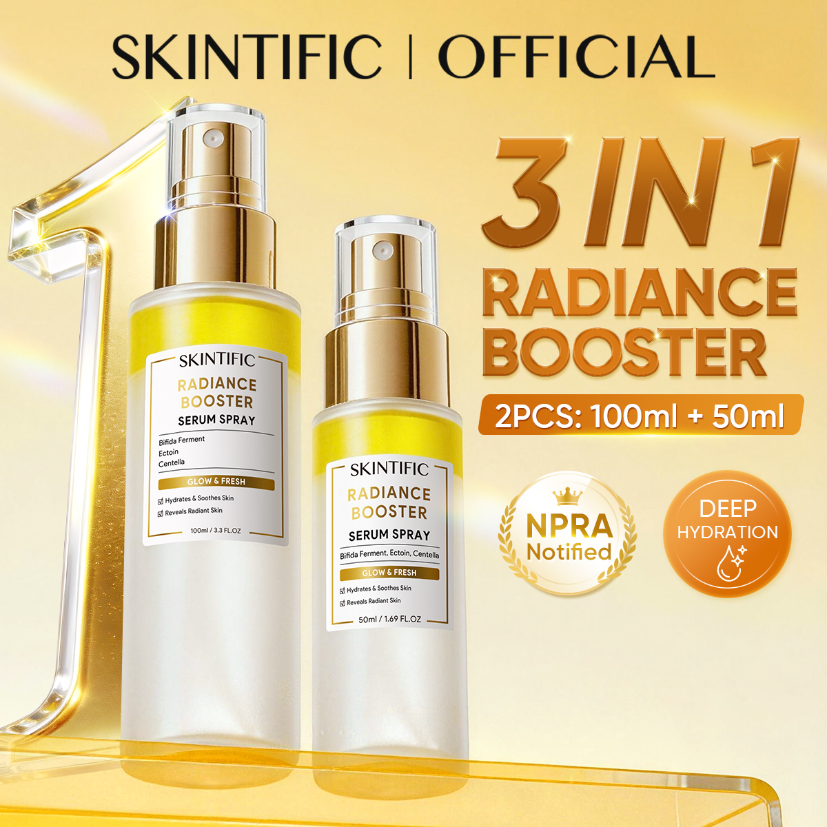SKINTIFIC Radiance Booster Serum 100ml