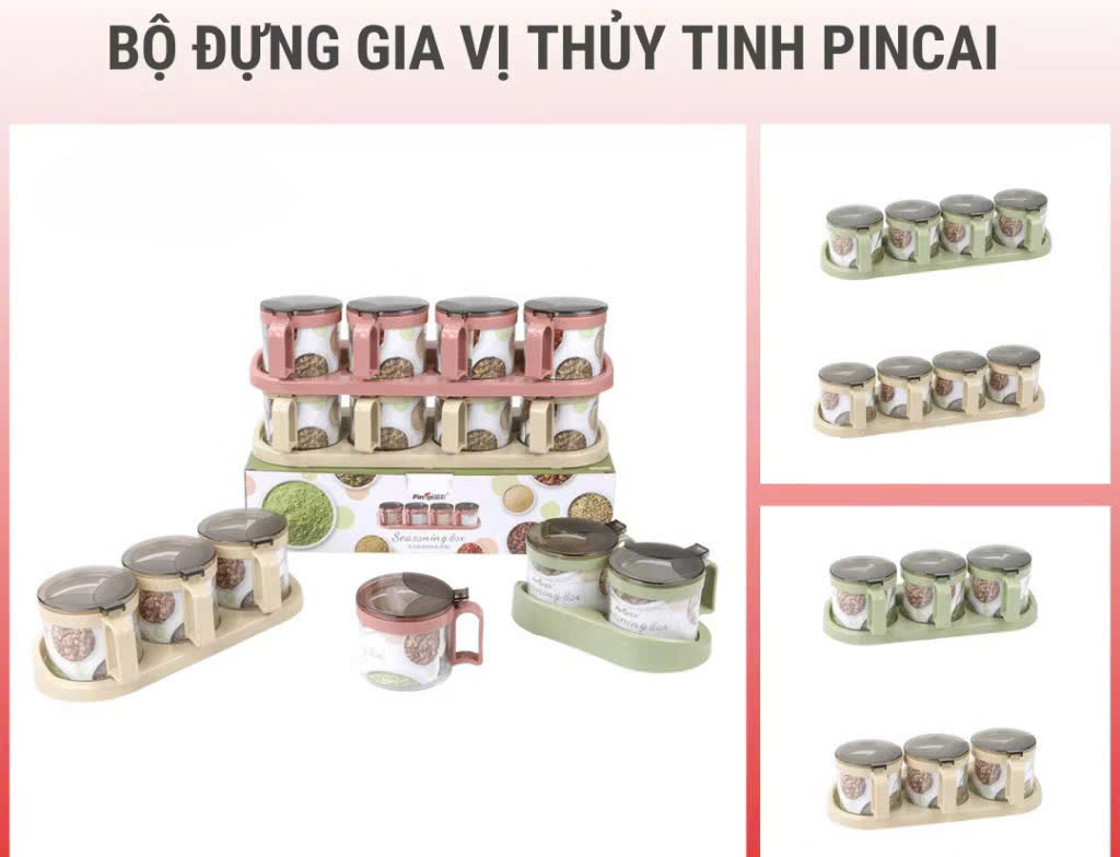 Bộ đựng gia vị nhà bếp