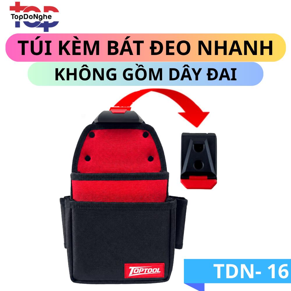 Túi Đựng Đồ Nghề Đeo Hông Top Đồ Nghề Top Tool TDN-16 Kèm Bát Đeo Nhanh Vải 1680D Cho Thợ Điện Kỹ Thuật_thumbnail_1