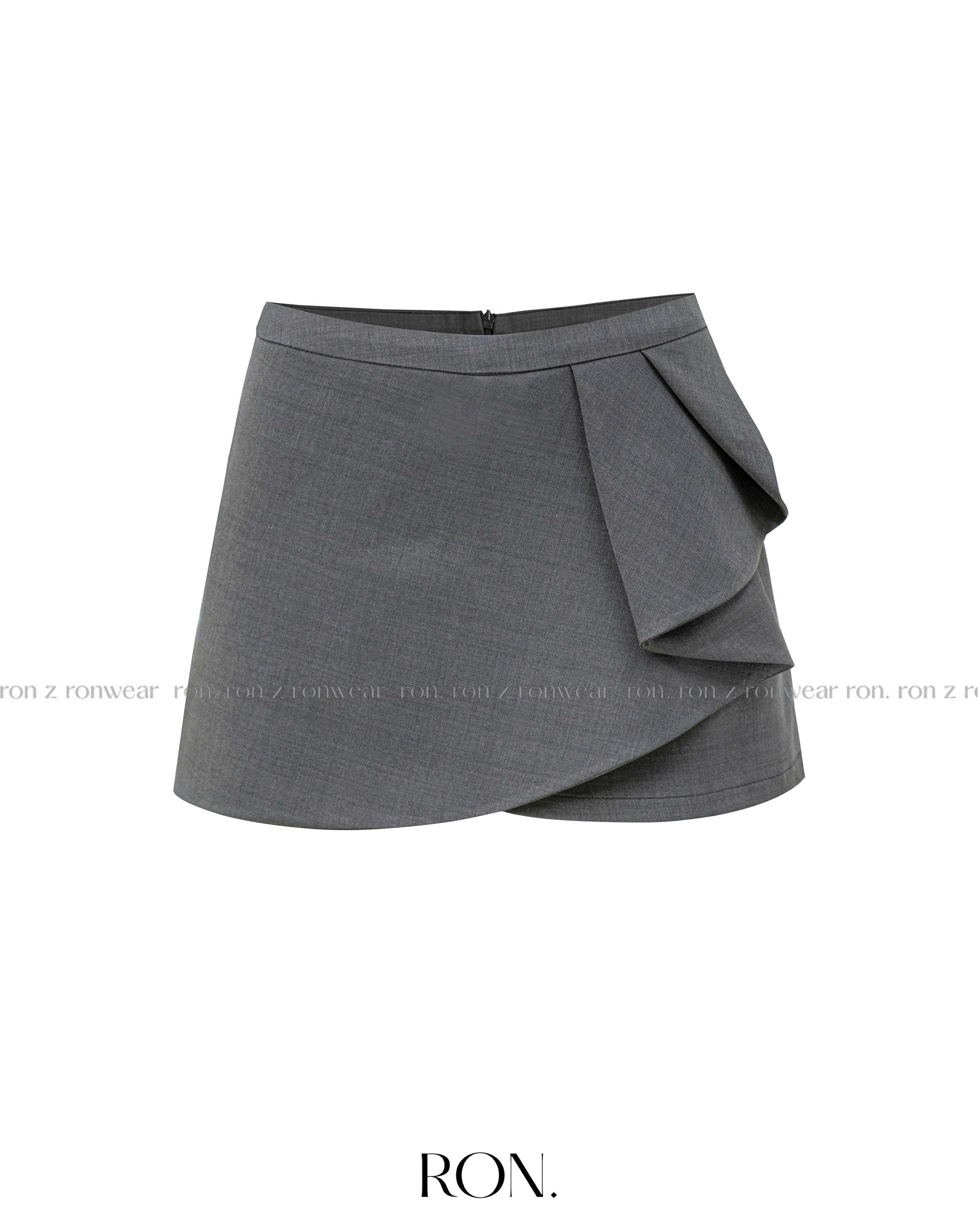 Quần váy xếp nếp