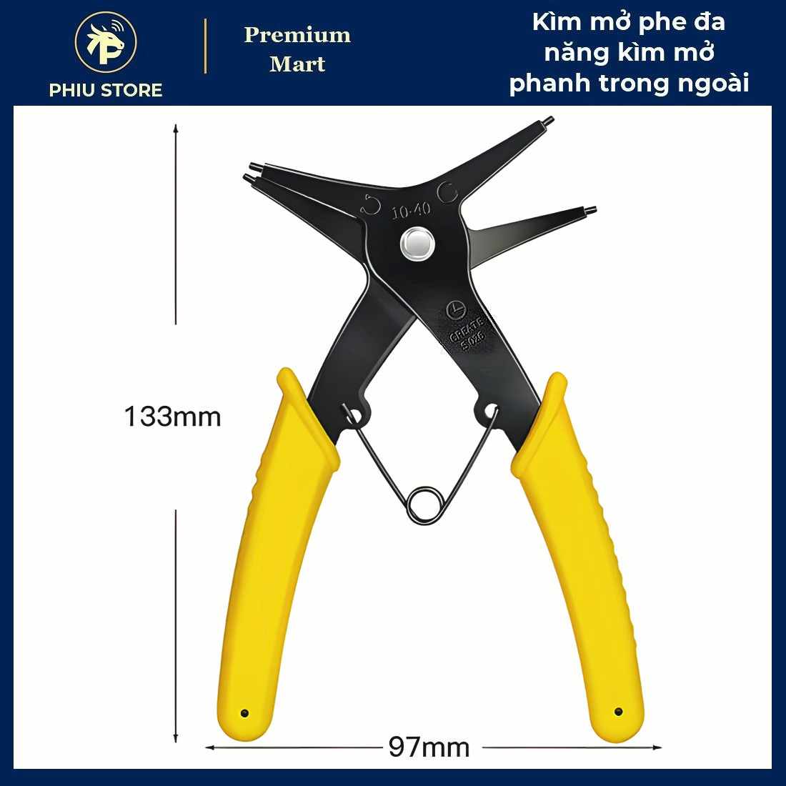 Combo Đồ Nghề Thợ Máy 5 Món - Kìm Mở Phe, Cây Hút Ốc Nam Châm, Kìm Cậy Chốt Nhựa, Khay Từ, Keo Hàn X3000_thumbnail_1
