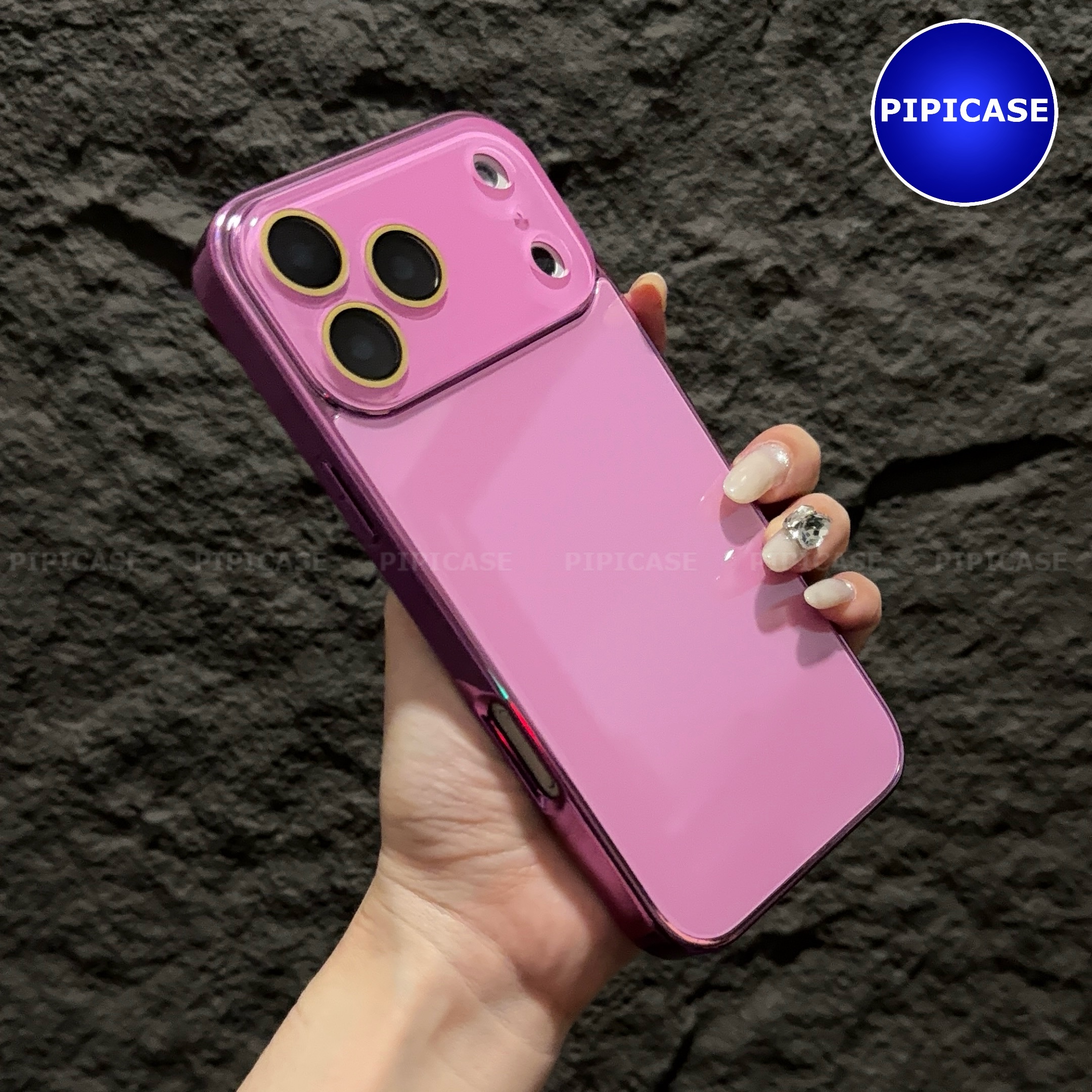Ốp Lưng iPhone 17 Pro Max - Gash - Hồng Đậm_thumbnail_2