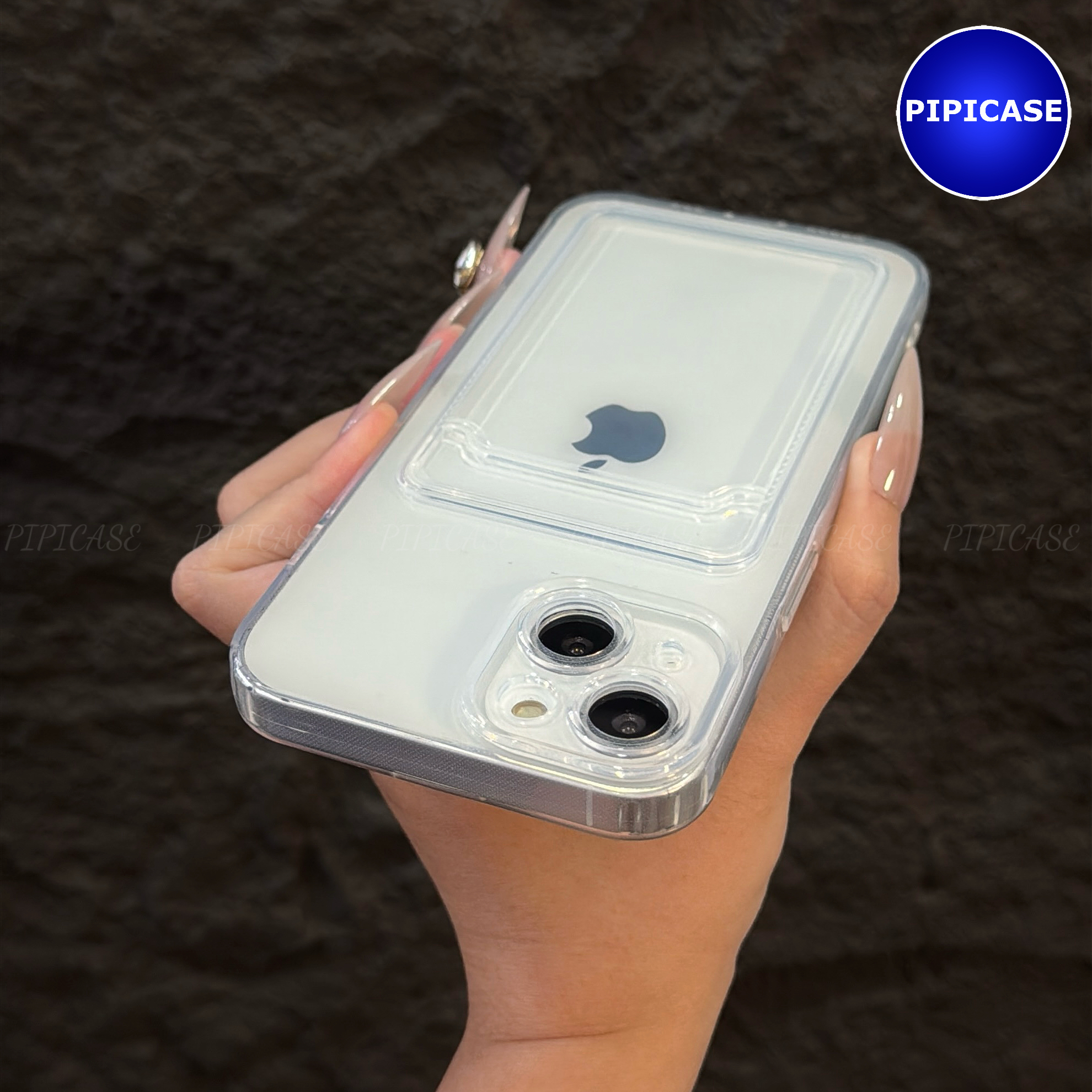 Ốp Lưng iPhone 14 - Ốp Thẻ - Trong Suốt_thumbnail_6