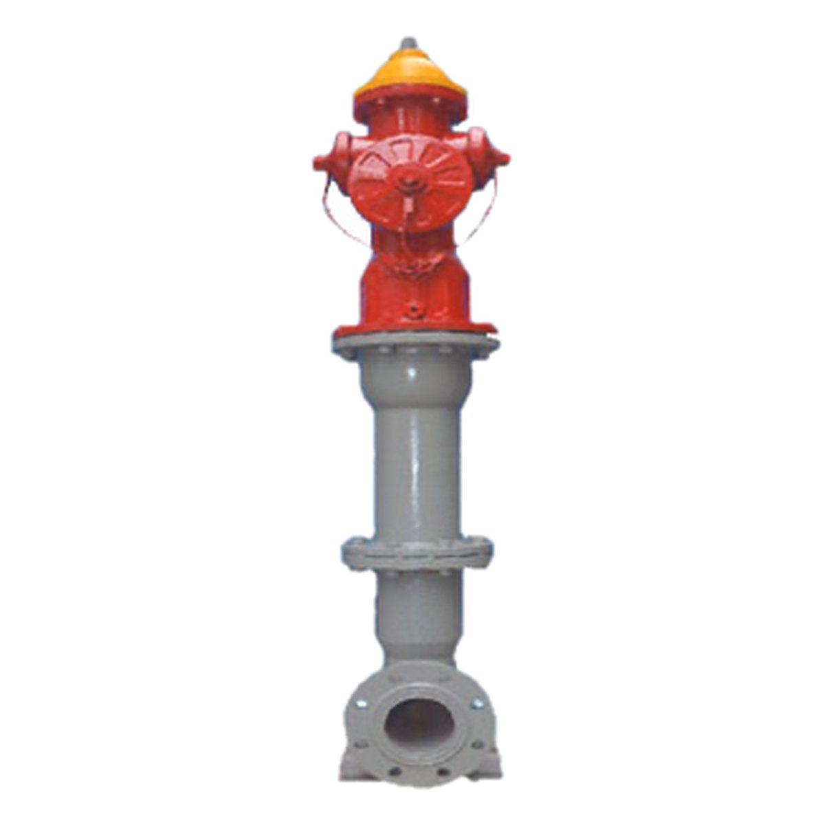 Trụ chữa cháy 3 cửa TBBCA — gang, PN10-PN16