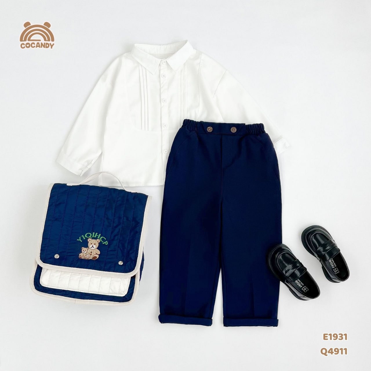 Quần dài XANH NAVY đáp túi 2 bên