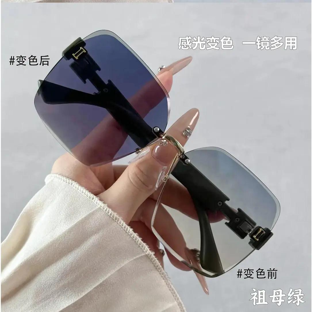 Kính Chống Nắng Không Gọng Cỡ Lớn Cho Nữ Mẫu Mới 2026 Chống Tia UV Thiết Kế Hiện Đại Giúp Khuôn Mặt Thon Gọn Hơn_thumbnail_6