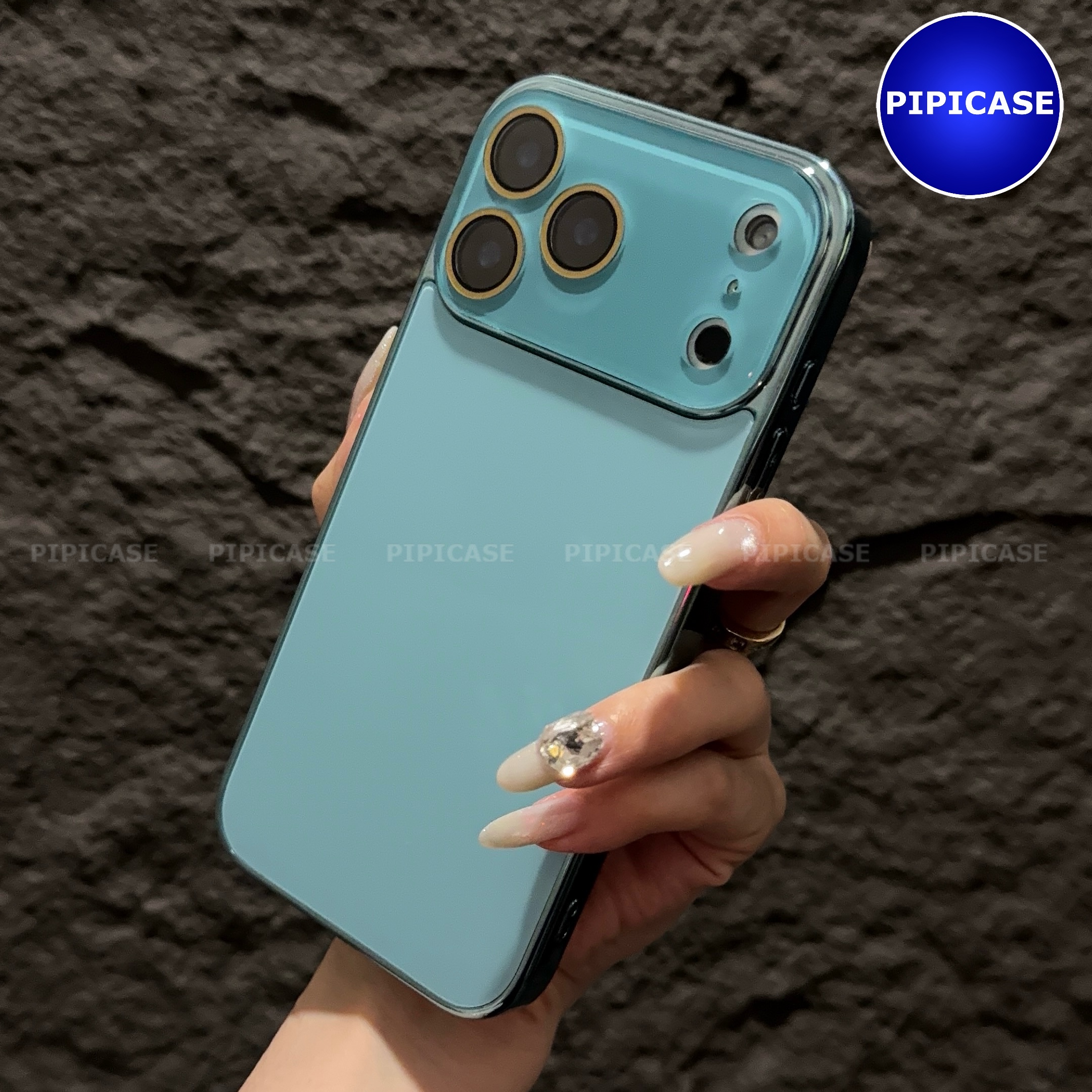 Ốp Lưng iPhone 17 Pro Max - Gash - Xanh Ngọc