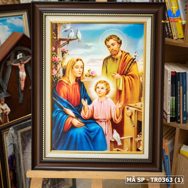 Tranh Gia Đình Thánh Gia 42x56cm canvas_thumbnail_3