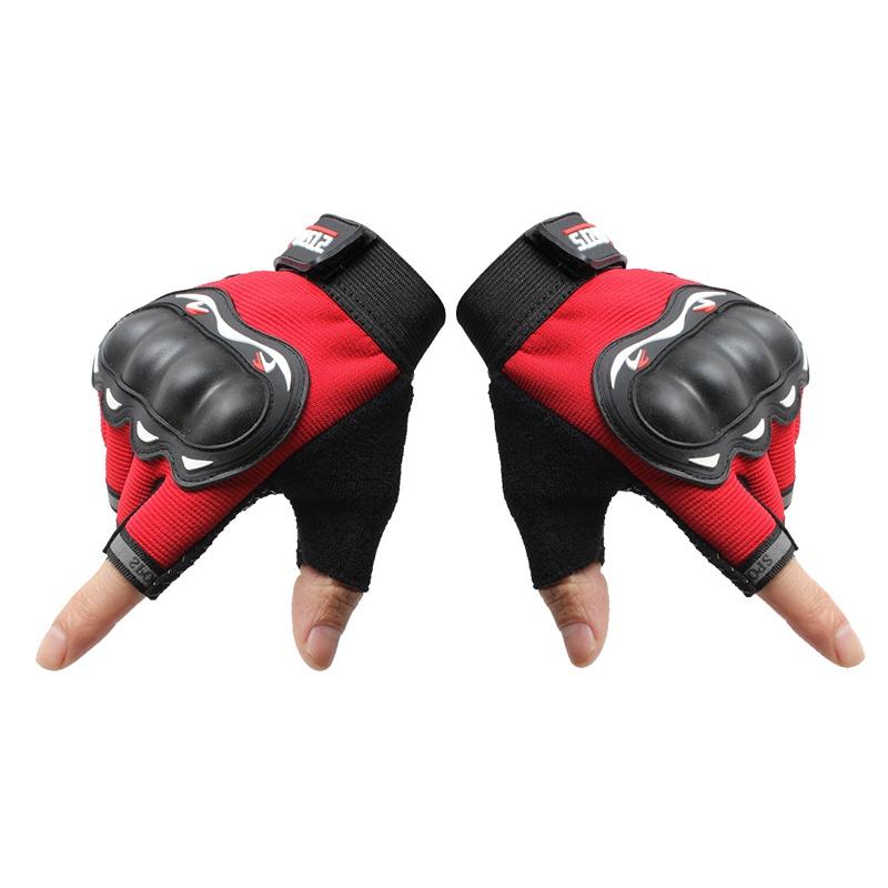 Găng Tay Xe Máy Găng tay hở ngón, Găng tay phượt cao cấp ngón dài có gù, Găng đi xe máy có gù bảo vệ_thumbnail_5