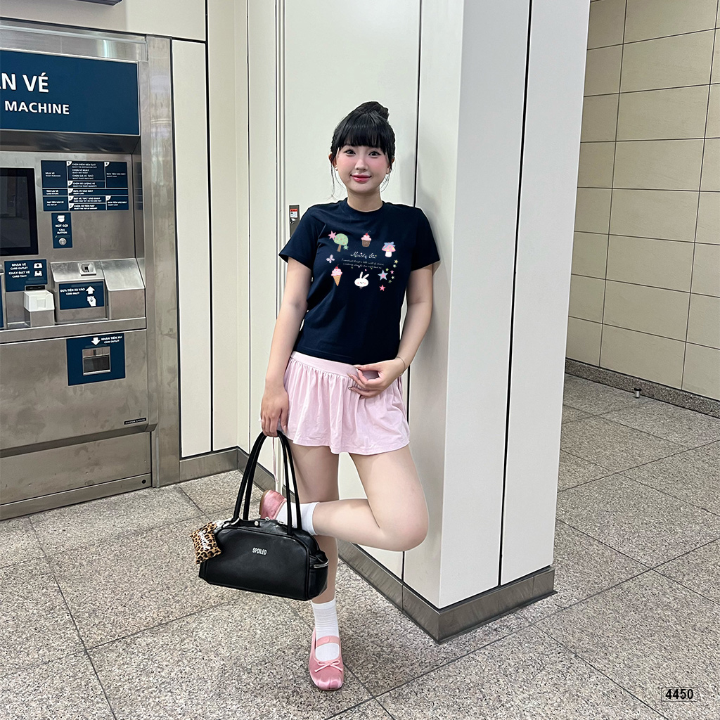 Áo babytee form ôm tay ngắn Hàn Quốc Miucho 4450_thumbnail_2