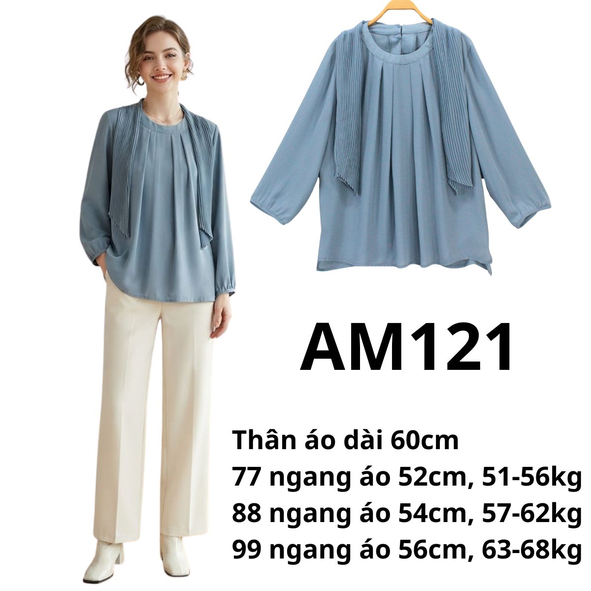 AM121 - Áo sơ mi Hàn