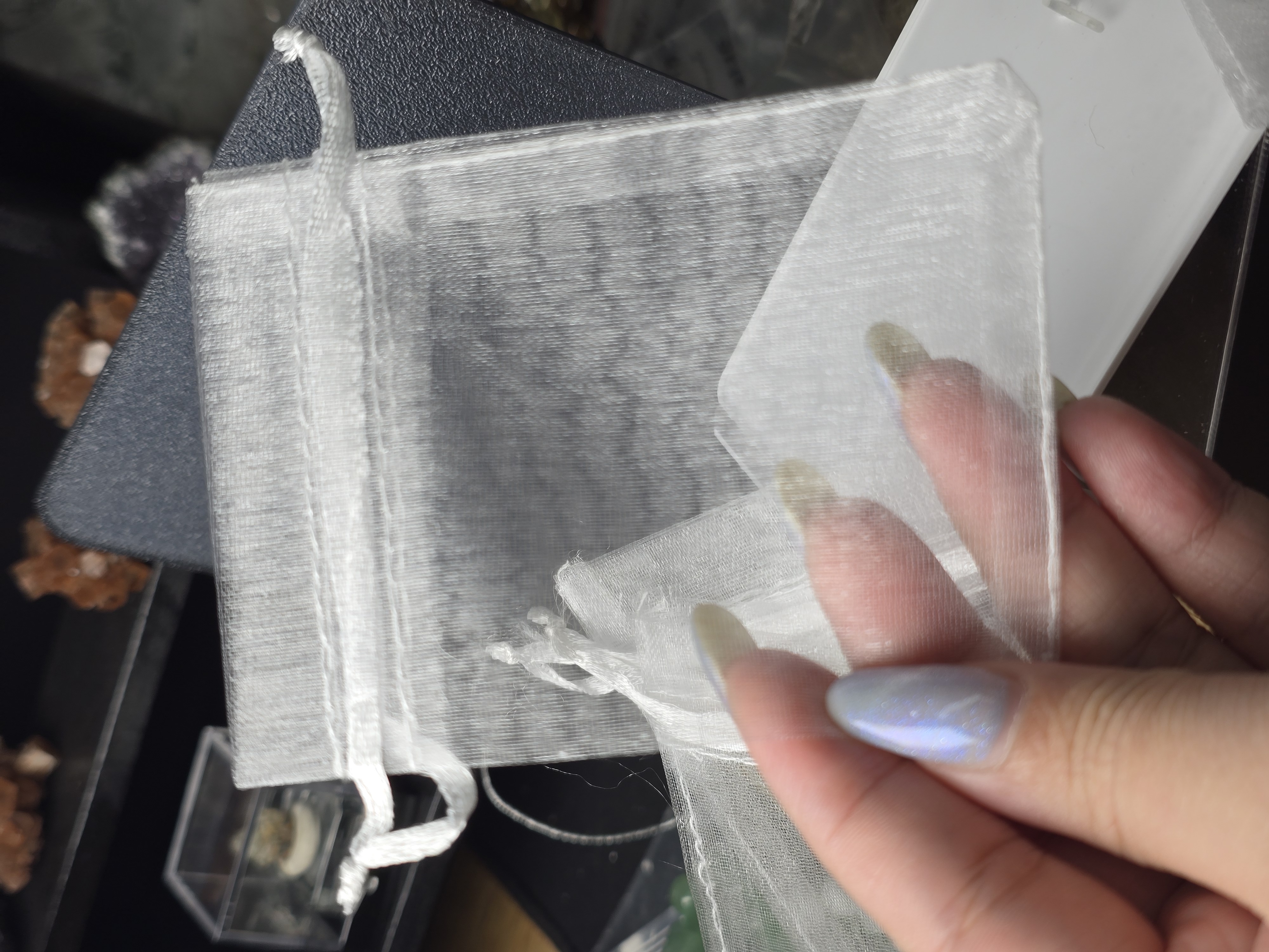Túi Lưới Voan Dây Rút Đựng Đá Size 7x9cm_thumbnail_2
