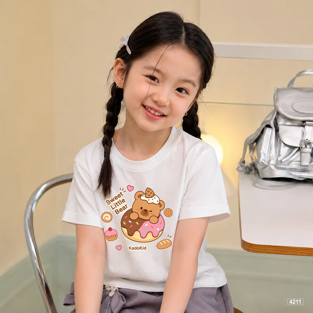 Áo thun bé gái Little Bear đáng yêu Kado 4211_thumbnail_5