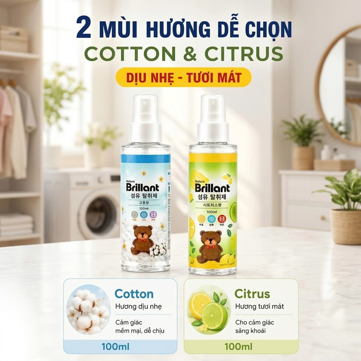 Combo 2 Chai Xịt Thơm Quần Áo Nature Brillant_thumbnail_4