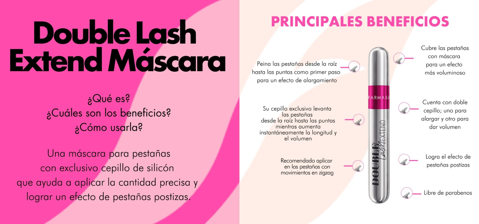 Máscara de Extensión Double Lash