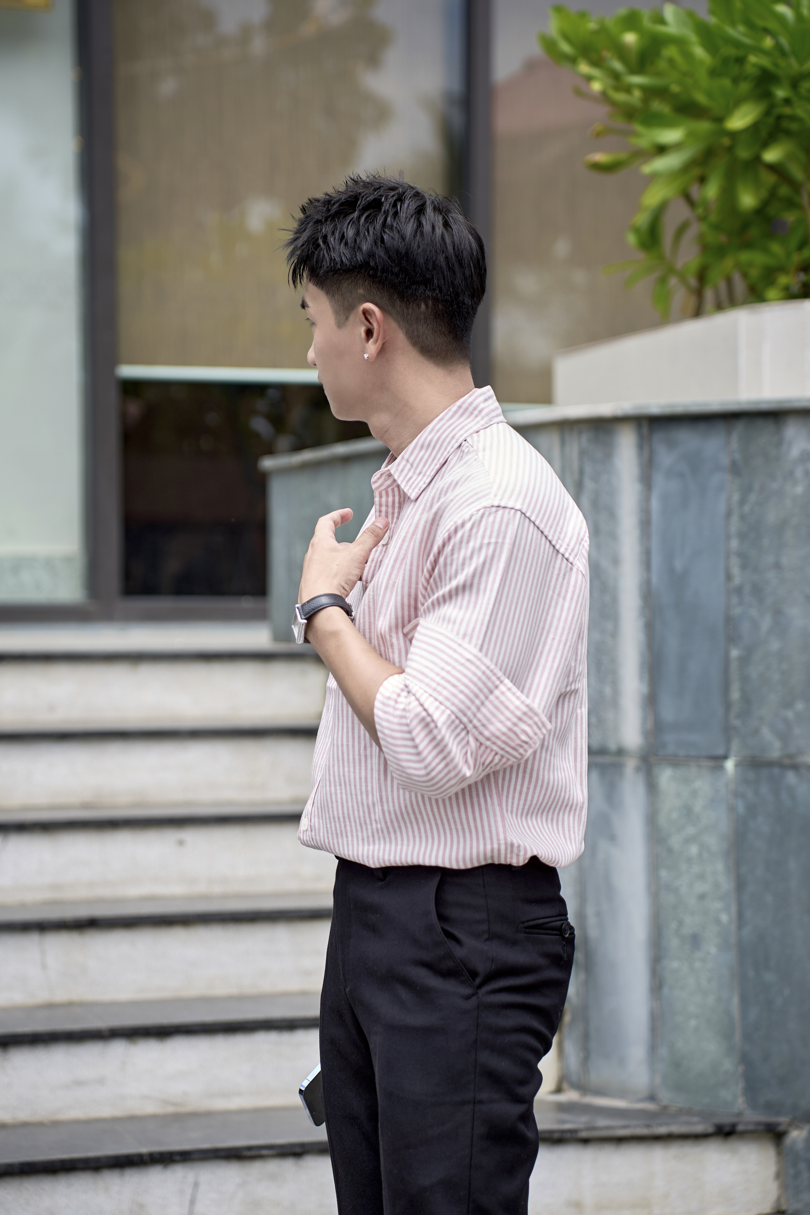 SA130 - Áo sơ mi nam kẻ sọc kiểu Nhật, chất lanh thoáng mát, dáng rộng thoải mái_thumbnail_5