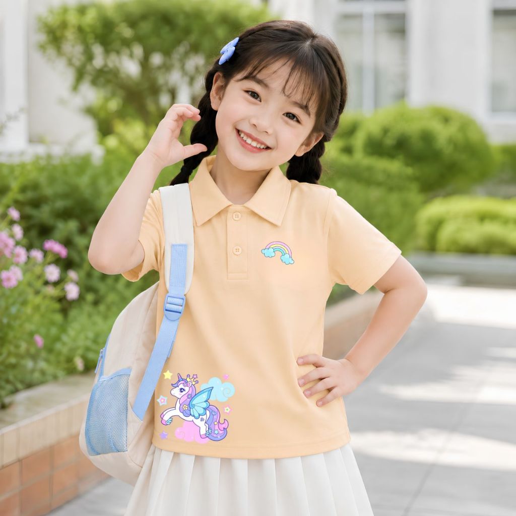 Áo polo bé gái hình Ngựa Pony - Loza PL007_thumbnail_0