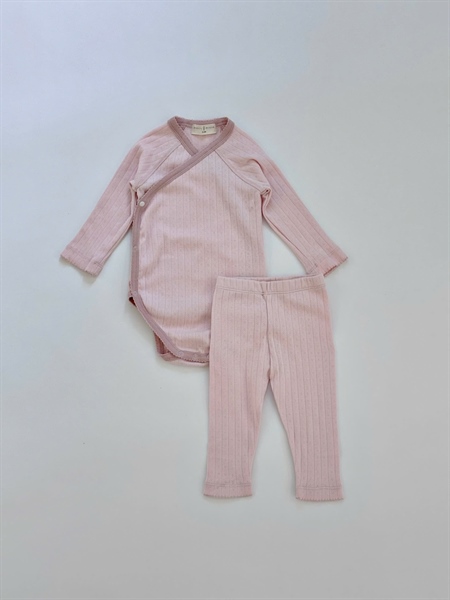 Petite Pointelle Set (Kimono Dài Tay + Legging) 25