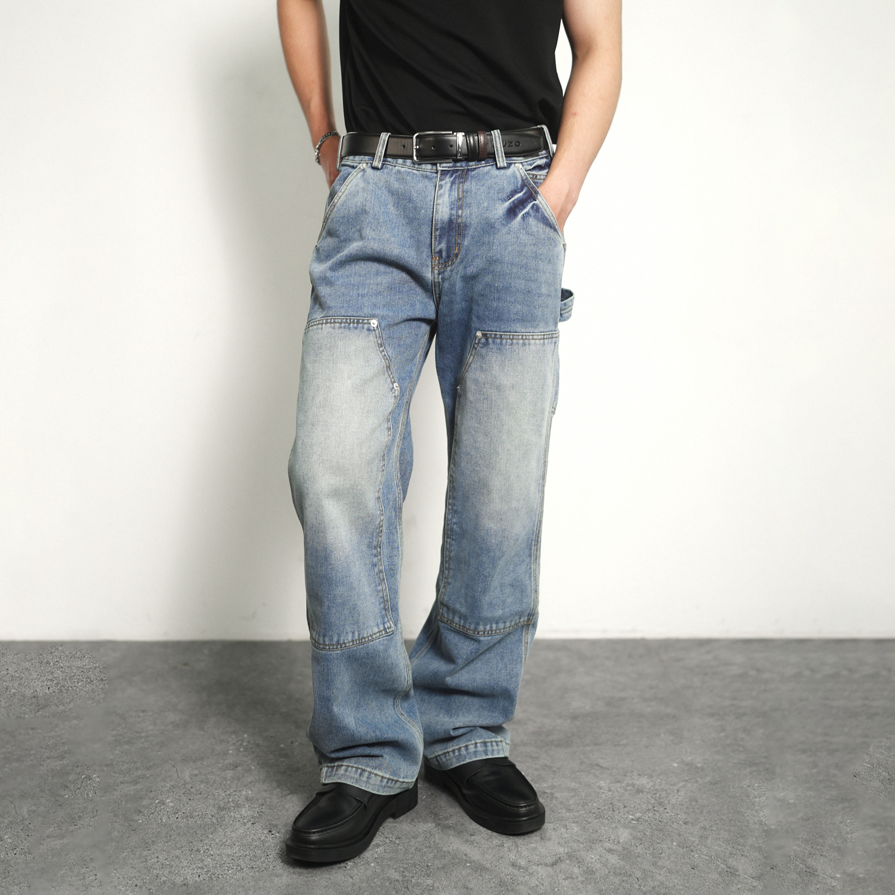 IMP NO.22 PANTS - Quần No.22 Jean Doubleknee Form suông