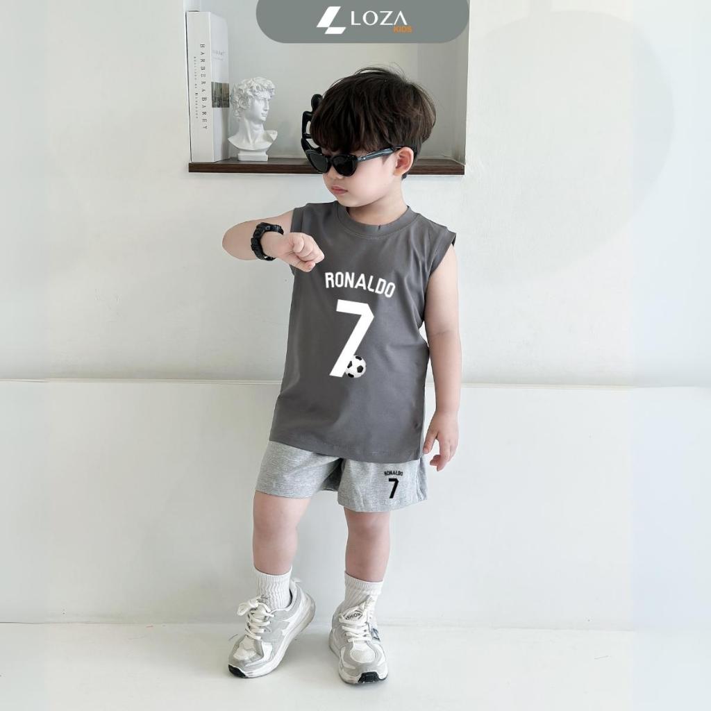 [XẢ KHO BỘ BA LỖ] Bộ ba lỗ cho bé trai nhiều mẫu lẻ size từ 15-40kg - Quần áo bé trai - Loza Kids XABL01_thumbnail_29