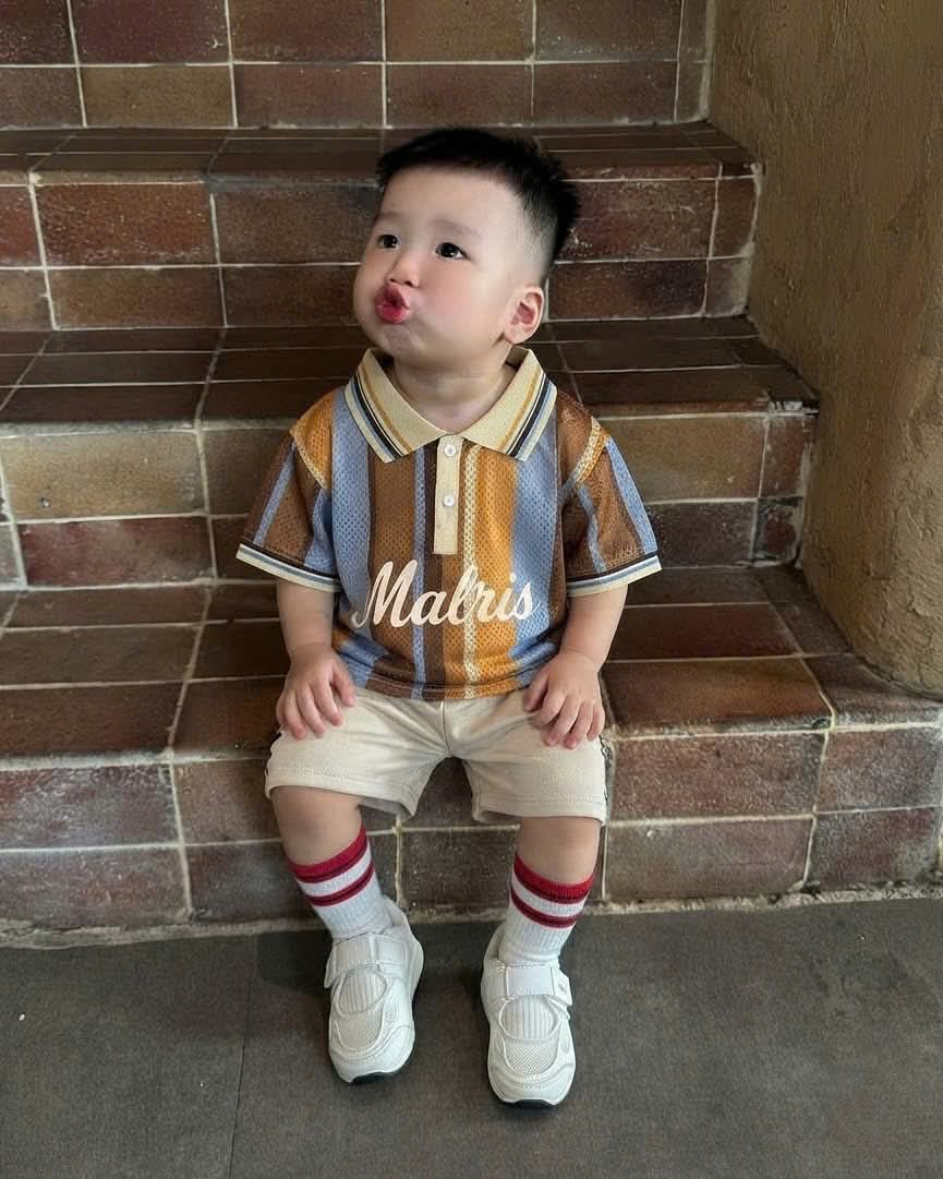 Set bộ polo thông hơi mix màu viền