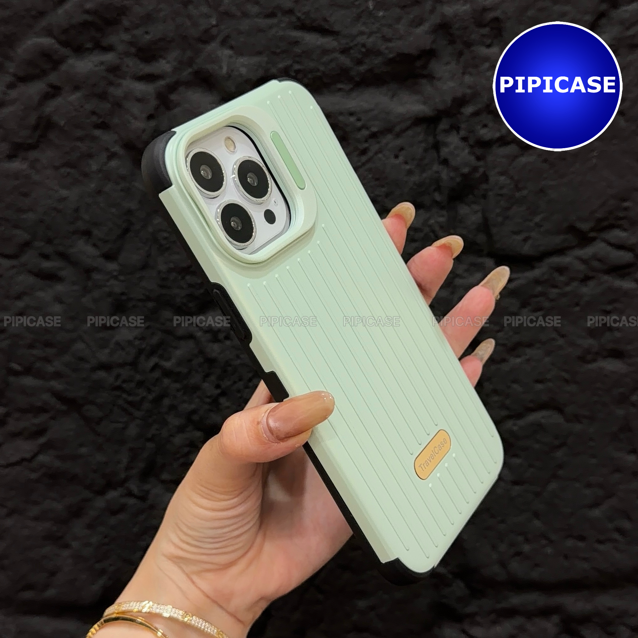 Ốp Lưng iPhone 12 Pro Max - Hondao - Xanh Mint_thumbnail_3