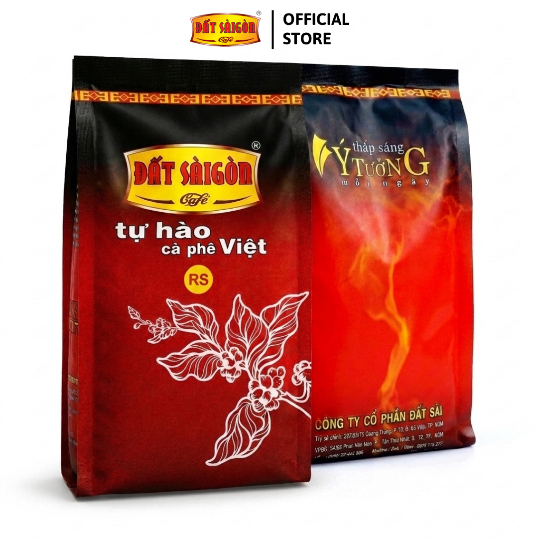 RS- 500g Cafe Robusta Phối Nhẹ Thêm Arabiaca Hậu Đắng Sâu, Mùi Hương Gỗ Sồi_thumbnail_5