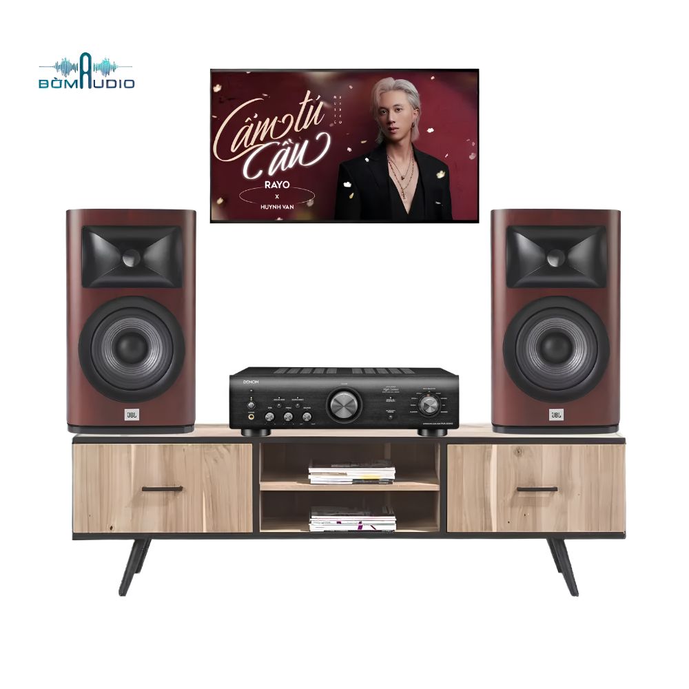 Combo Amply DENON PMA-600NE + Loa Bookshelf JBL STUDIO 620 – DJ2