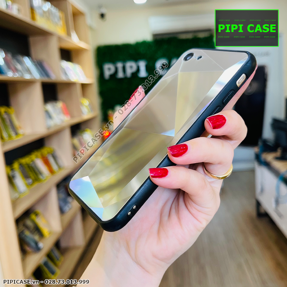 Ốp Lưng iPhone 7 / 8 - Kim Cương 6D - Bạc_thumbnail_2