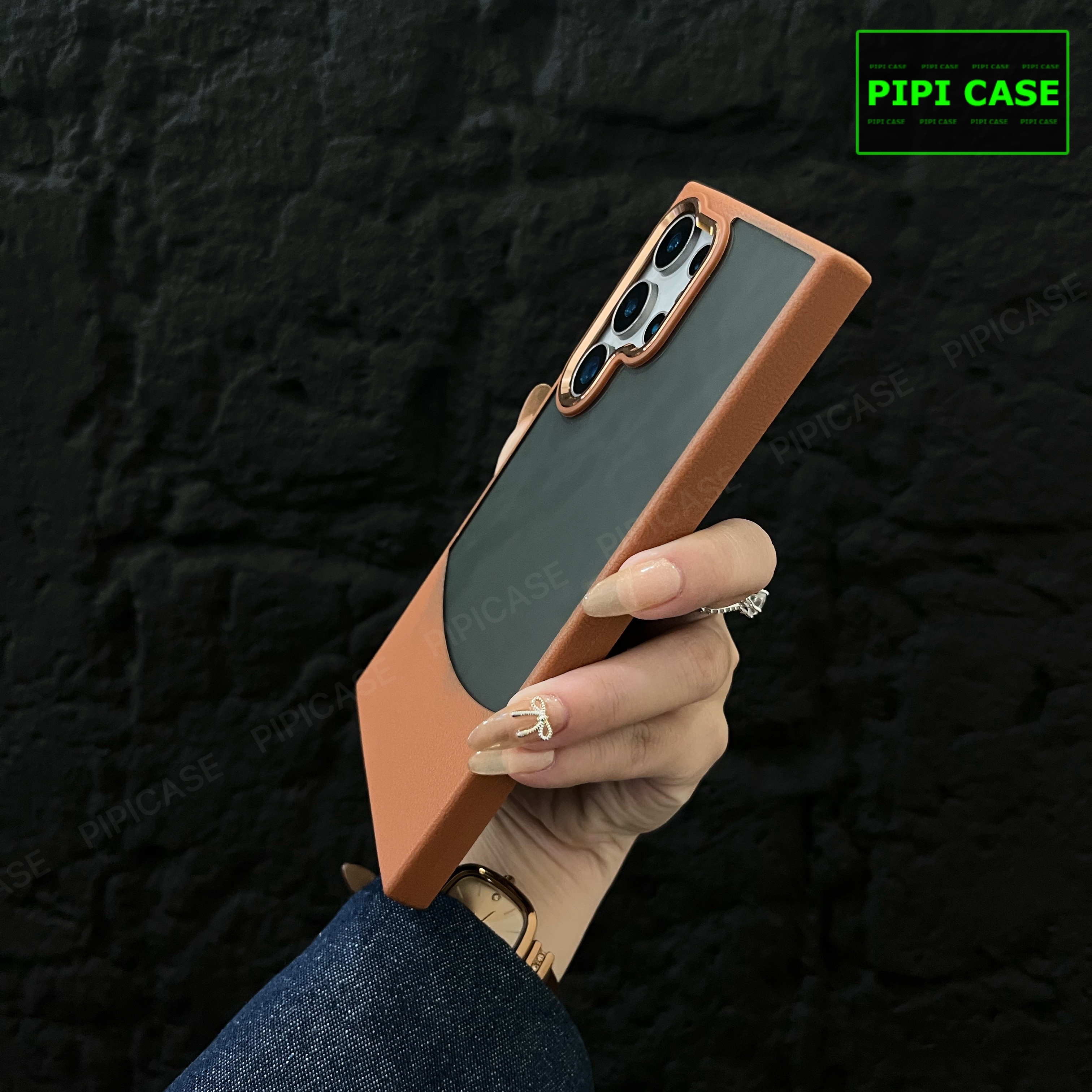 Ốp Lưng Samsung S25 Ultra 5G - Richy - Nâu_thumbnail_1