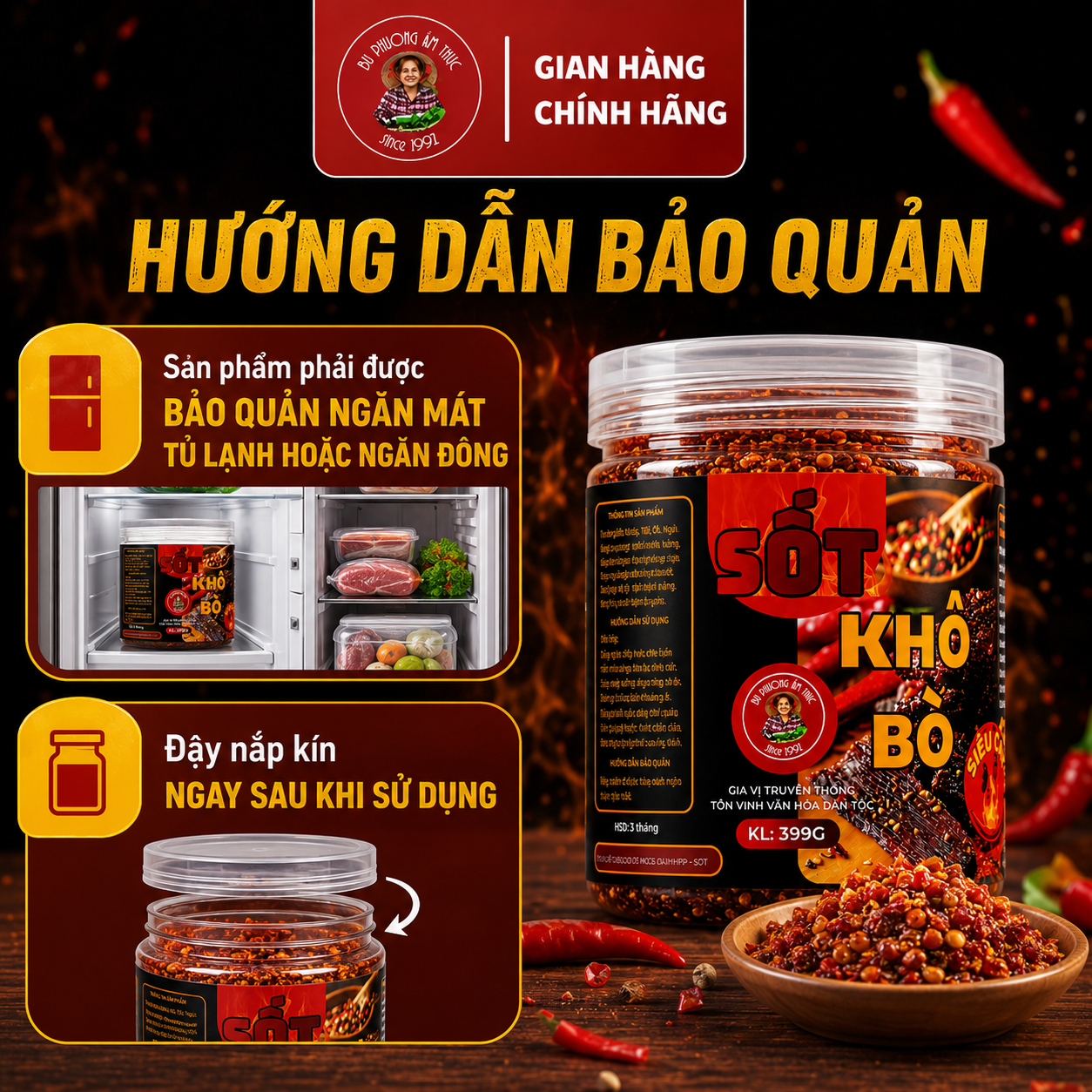 Sốt Làm Khô Bò Khô Heo Bu Phương 399G – Gia Vị Ướp Thịt Làm Khô Đậm Đà, Tiện Dùng - BP33_thumbnail_6