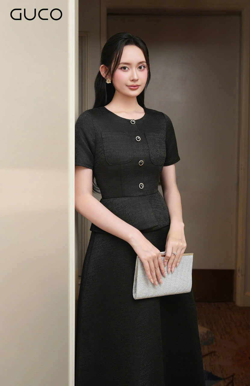 ĐẦM GẤM DỰ TIỆC PEPLUM - ĐEN_thumbnail_3